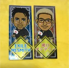 居酒屋EXILE 関口メンディー ネスミス 二枚セット 千社札