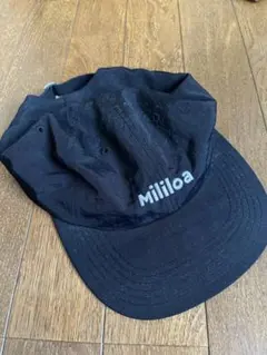 Mililoa 黒 ベースボールキャップ フリーサイズ