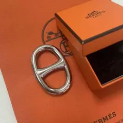 HERMES エルメス　シェーヌダンクル　ネックレス　スカーフリング