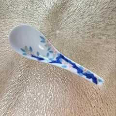 古木桜　究極のレンゲ　陶磁レンゲ　桜柄 レンゲ 和食器 有田焼のサムネイル