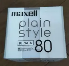 maxell plain style 80 10PACK　新品未開封　匿名配送品 maxell plain style 80 10PACK - メルカリ