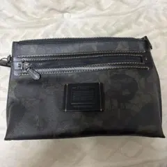 coachカモフラージュ柄 クラッチバッグ