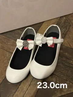 ビビディバビディブティック　靴　シューズ　白　23.0cm