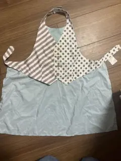 マールマール　お食事エプロン ストライプ・ドット　キッズ