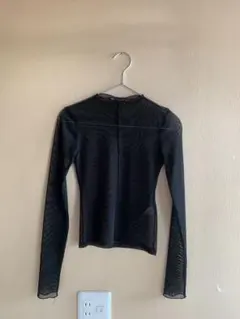 ZARA シアートップス ブラック