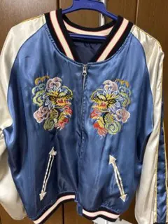 Natural VINTAGE GOA リバーシブル 長袖 スカジャン サイズF - メルカリ