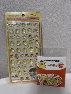 【正規品】ボンボンドロップシールミニ　ポムポムプリン