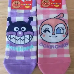 アンパンマン ソックス ドキンちゃん バイキンマン