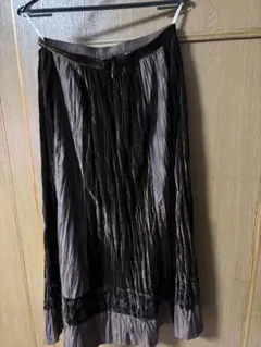 ベロア　ロングスカート