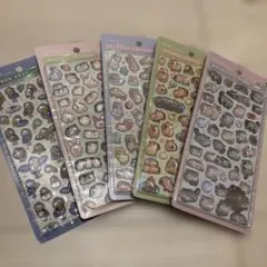 ボンボンドロップシール アニマルシリーズ 動物 5種類 セット 正規品