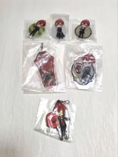 ツイステ リドル・ローズハート アクリルスタンド ラバーチャーム ハーツラビュル