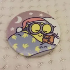 ミニオンズ 缶バッジ おやすみデザイン ボブ ティム Bob+Tim