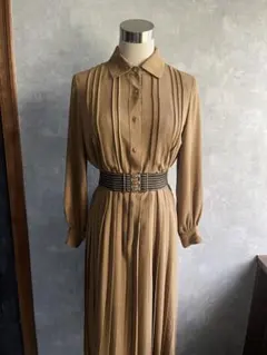 古着　ヴィンテージ レトロ　総柄ワンピース　総柄used ビンテージ　希少