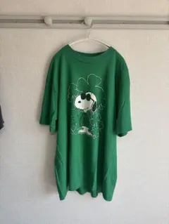 スヌーピー Tシャツ グリーン JOE IRISH