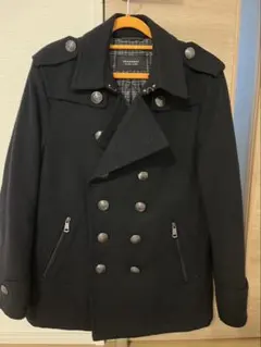 Burberry Black Label ブラック ピーコート M