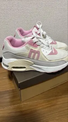 moz スニーカー ピンク ホワイト レディース