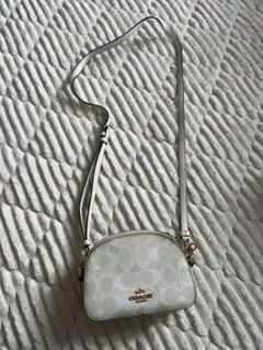 COACH ショルダーバッグ ホワイト シグネチャー