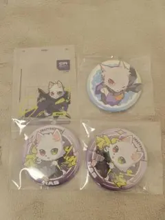 crazyraccoon Ras 缶バッジ＆クリアカード