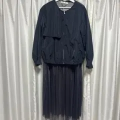 ⭐︎専用⭐︎AS KNOW AS ANY WEAR ノーカラージャケット ブラックのサムネイル