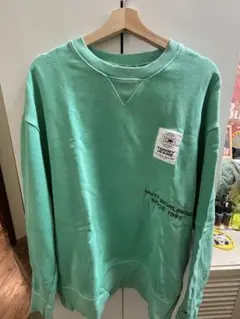 TOMMY JEANS ミントグリーン トレーナー Lサイズ