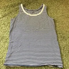 グローバルワーク トップス　タンクトップ　L ボーダー　パール　ビーズのサムネイル