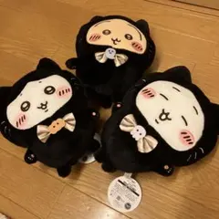 ちいかわ　黒猫ぬいぐるみ　3点セット