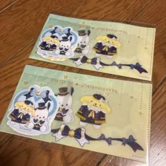 ポムポムプリン ステッカーセット ミニケース付き