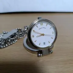CharlesVogele★シルバー925刻印 クォーツ懐中時計★電池入りのサムネイル