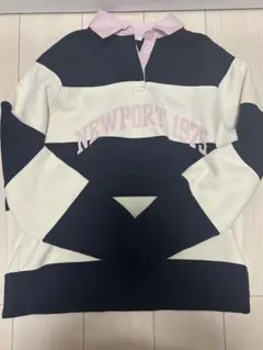 ZARA ストライプ ポロシャツ Mサイズ