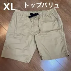 イオン　トップバリュ　ベージュ ハーフパンツ ゴム　夏　メンズ　XL 紳士のサムネイル