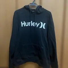 Hurley ブラック フード付きパーカー