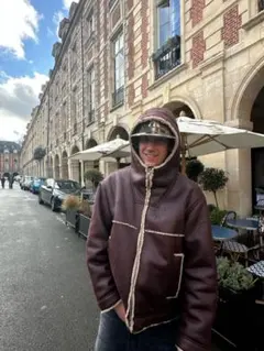 Supreme Faux Shearling Hooded Jacketのサムネイル