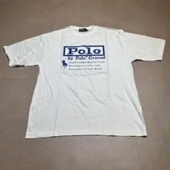 Polo ground ポロ　半袖　tシャツ　白　ホワイト　L