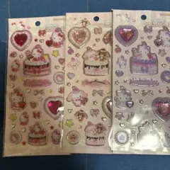 【新品未使用】正規品 キラキラジュエルシール キティ シュガーバニーズ