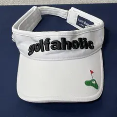 jack bunny ジャックバニー　golfaholic サンバイザー 白