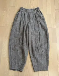 A19545 美品 whowhat 21SS リネンワイドスラックスベージュM A19545 美品 whowhat 21SS リネンワイドスラックスベージュM - メルカリ