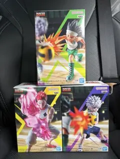 HUNTER×HUNTERフィギュア G.I.編 ゴン キルア ヒソカ 3点
