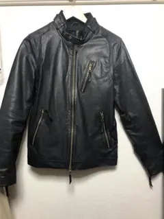 House of Blues ブラックレザーライダースジャケット