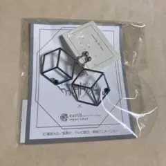 キューブモチーフイヤリング ライトブルー