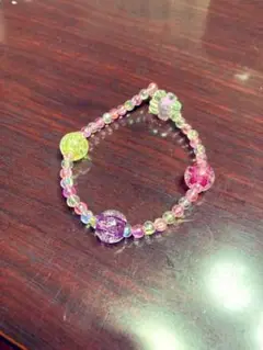 カラフルビーズブレスレット