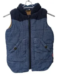 【1/25まで最終価格】BREEZE デニム調ベスト 130cm