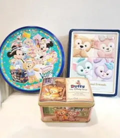 ディズニー♡お菓子缶/ダッフィー&フレンズ