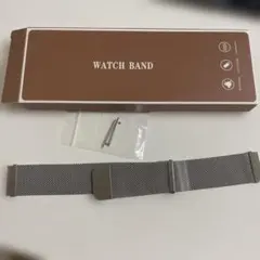 訳あり　格安　シルバーメッシュウォッチバンド