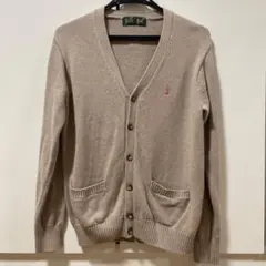 イーストボーイ ベージュ Vネック ニットカーディガン