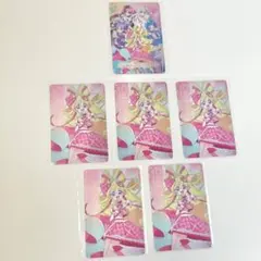 キュアアイドル　アイドルプリキュア集合　キラキラカードグミ　バトンタッチ