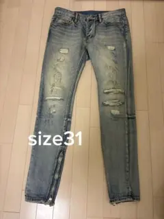 mnml ダメージデニムパンツ サイズ31