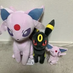 ポケモン めちゃもふぐっとぬいぐるみ エーフィ ブラッキー 3体