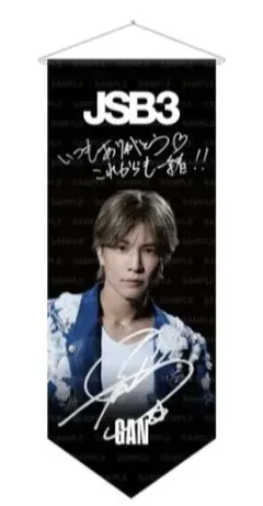 【新品未使用】三代目JSB 岩田剛典 FC限定 タペストリーのサムネイル