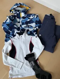 DESCENTEスキーウェア、インナーセット130調整可能