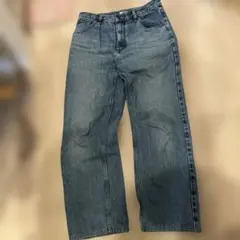 UNIQLO U ワイドレッグデニム ブルー　27/68.5cm